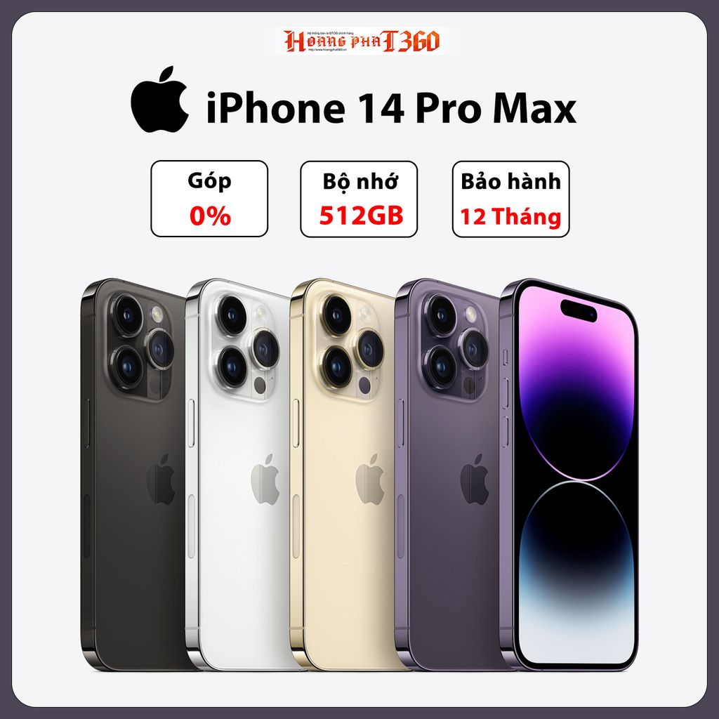 iPhone 14 Pro Max 512GB (Nhập Khẩu)