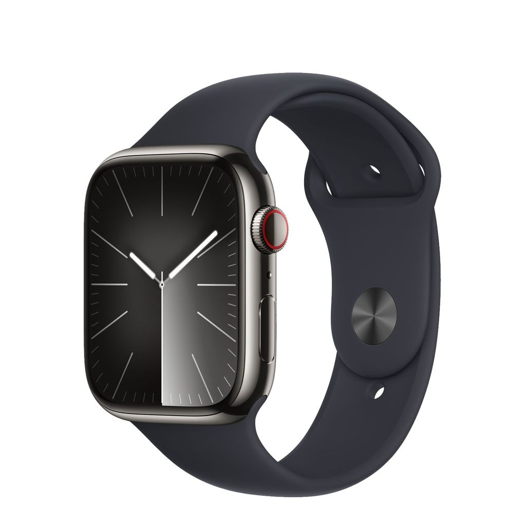 Apple Watch S9 LTE 45mm Viền Thép Dây Cao Su (VN/A)