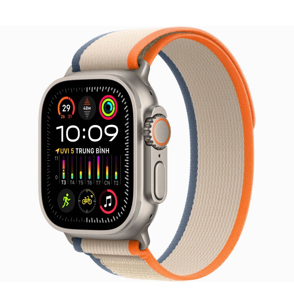 Apple Watch Ultra 2 49mm l Khung Titan l Dây Quấn Trail - Chính Hãng VN/A