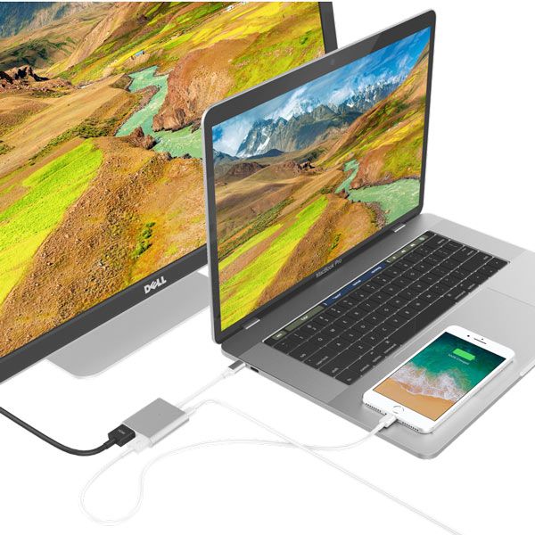 Cổng Chuyển HyperDrive 4K HDMI 3-in-1 USB-C Hub