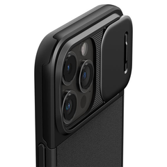 Ốp lưng Spigen iPhone 15 Pro Optik Armor Black