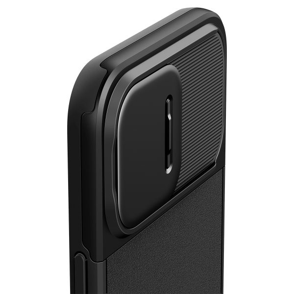 Ốp lưng Spigen iPhone 15 Pro Optik Armor Black