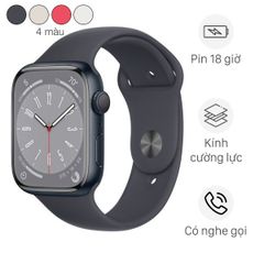 Apple Watch S8 GPS 45mm viền nhôm dây cao su (ZP)