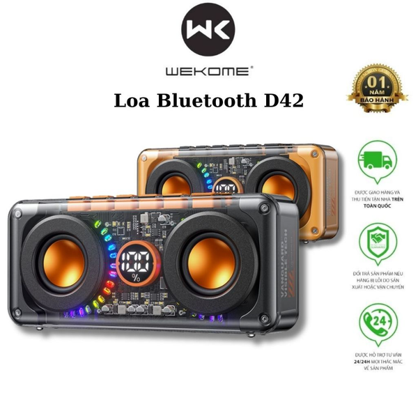 Loa Bluetooth không dây WEKOME D42