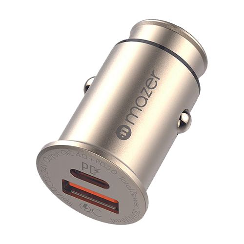 Củ Sạc Oto Mazer Infinite.DRIVE SuperMINI USB-C PD30W+USB-A QC3.0 Car Charger