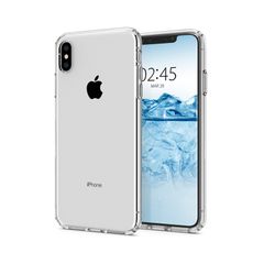 Ốp trong suốt chống va đập iPhone X/XS Spigen Crystal Flex Crystal