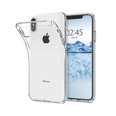 Ốp trong suốt chống va đập iPhone X/XS Spigen Crystal Flex Crystal