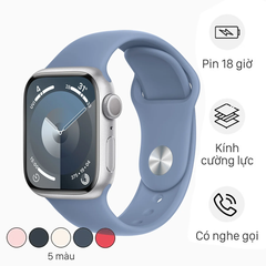 Apple Watch S9 GPS 45mm Viền Nhôm Dây Cao Su (LL)