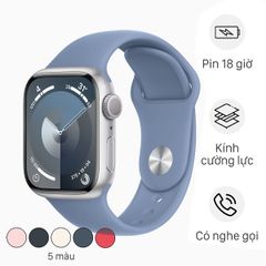 Apple Watch S9 GPS 41mm Viền Nhôm Dây Cao Su (LL)