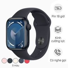 Apple Watch S9 GPS 41mm Viền Nhôm Dây Cao Su (LL)