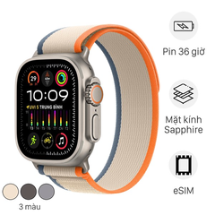 Apple Watch Ultra 2 49mm l Khung Titan l Dây Quấn Trail - Chính Hãng VN/A