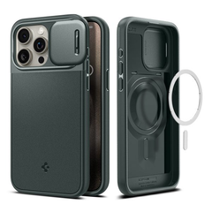 Ốp lưng Spigen iPhone 15 Pro Optik Armor Black