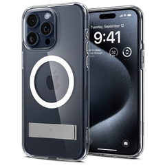 Ốp lưng Spigen iPhone 15 Pro Max Ultra Hybrid S Magfit Crystal Clear