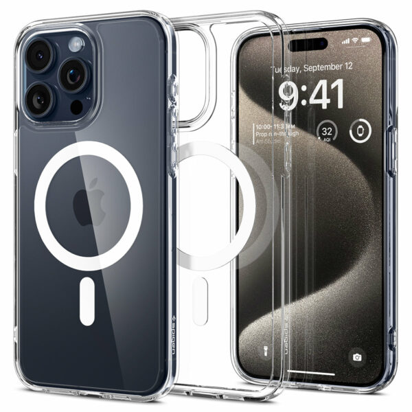 Ốp lưng Spigen iPhone 15 Pro Max Crystal Magfit