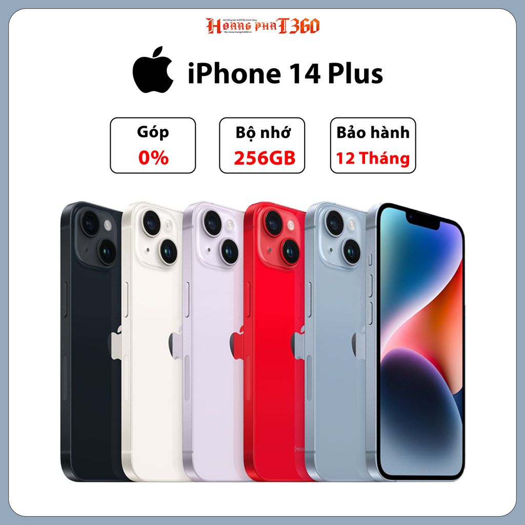 iPhone 14 Plus 256GB (Nhập Khẩu)