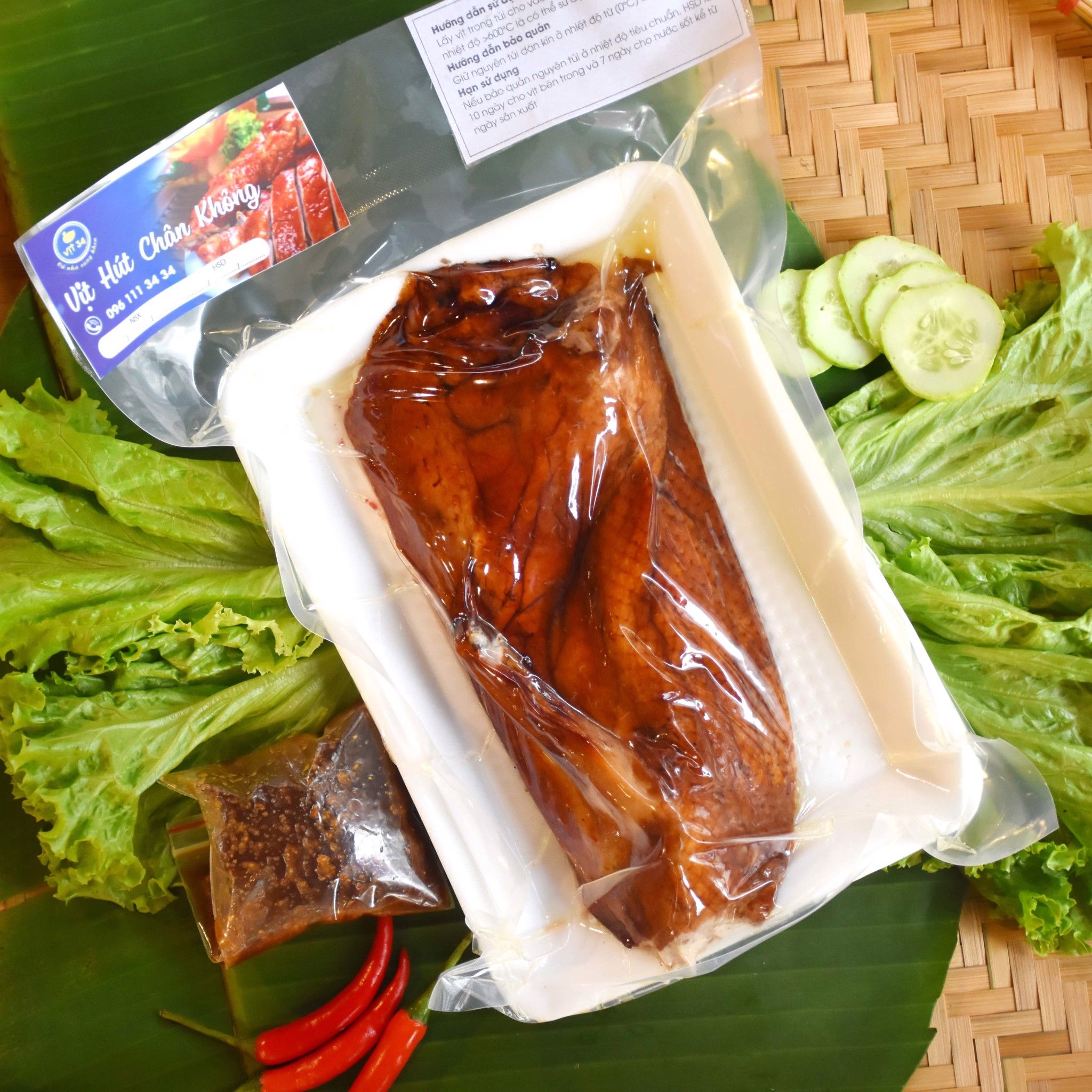 Vịt nướng hút chân không