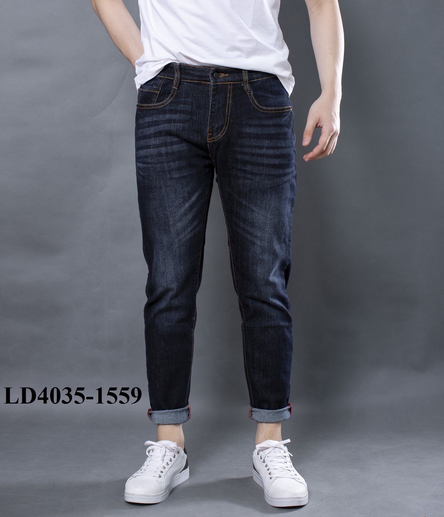 Quần jean nam trơn mới LADOS - 4035