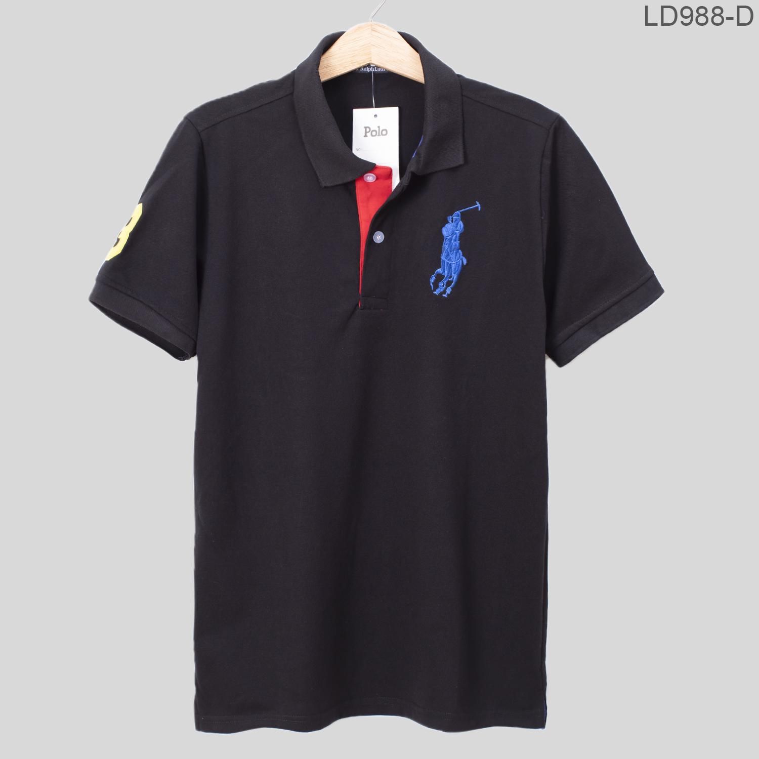 Áo thun nam phối màu LADOS-988