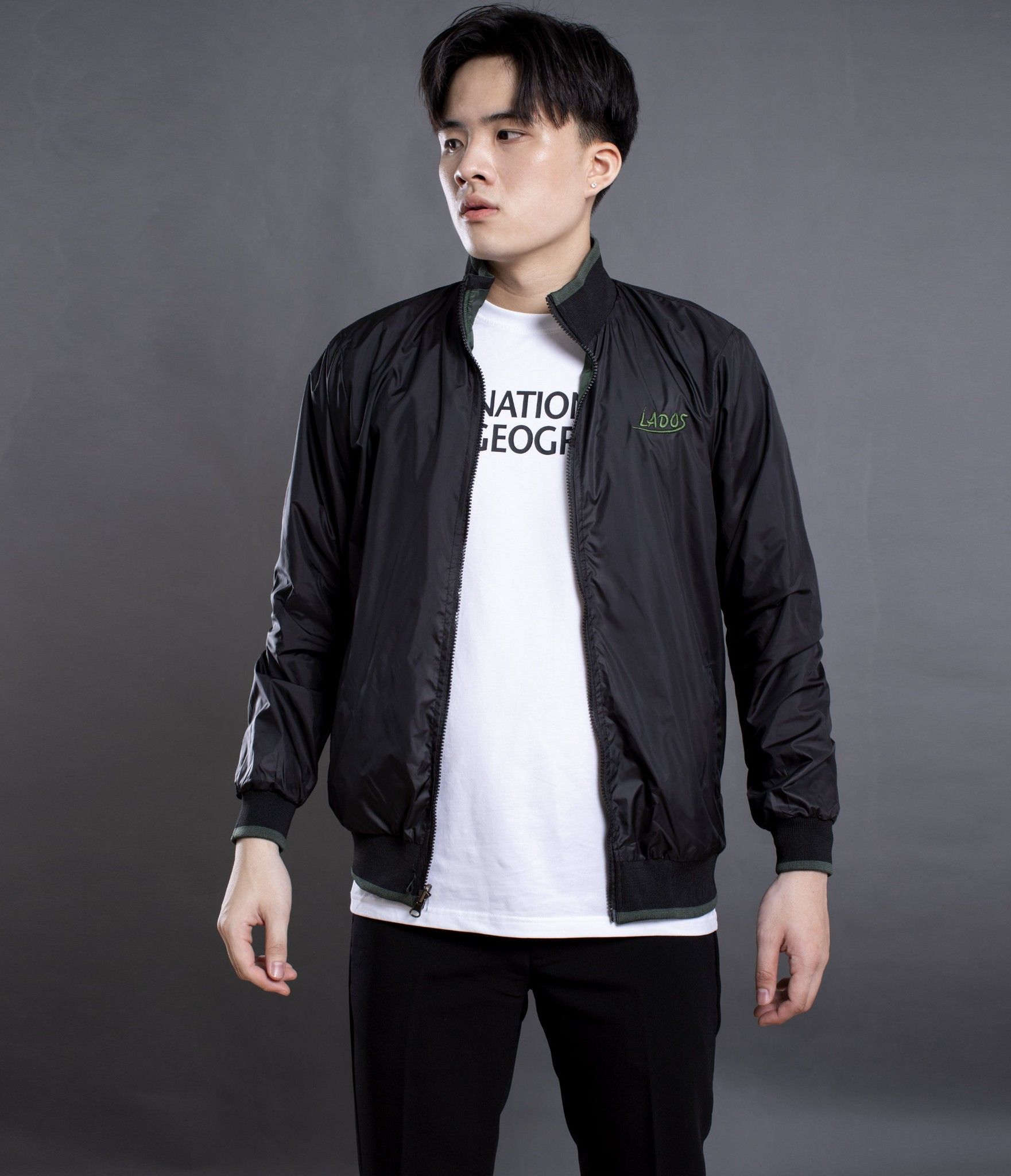Áo khoác dù 2 mặt LADOS-2015