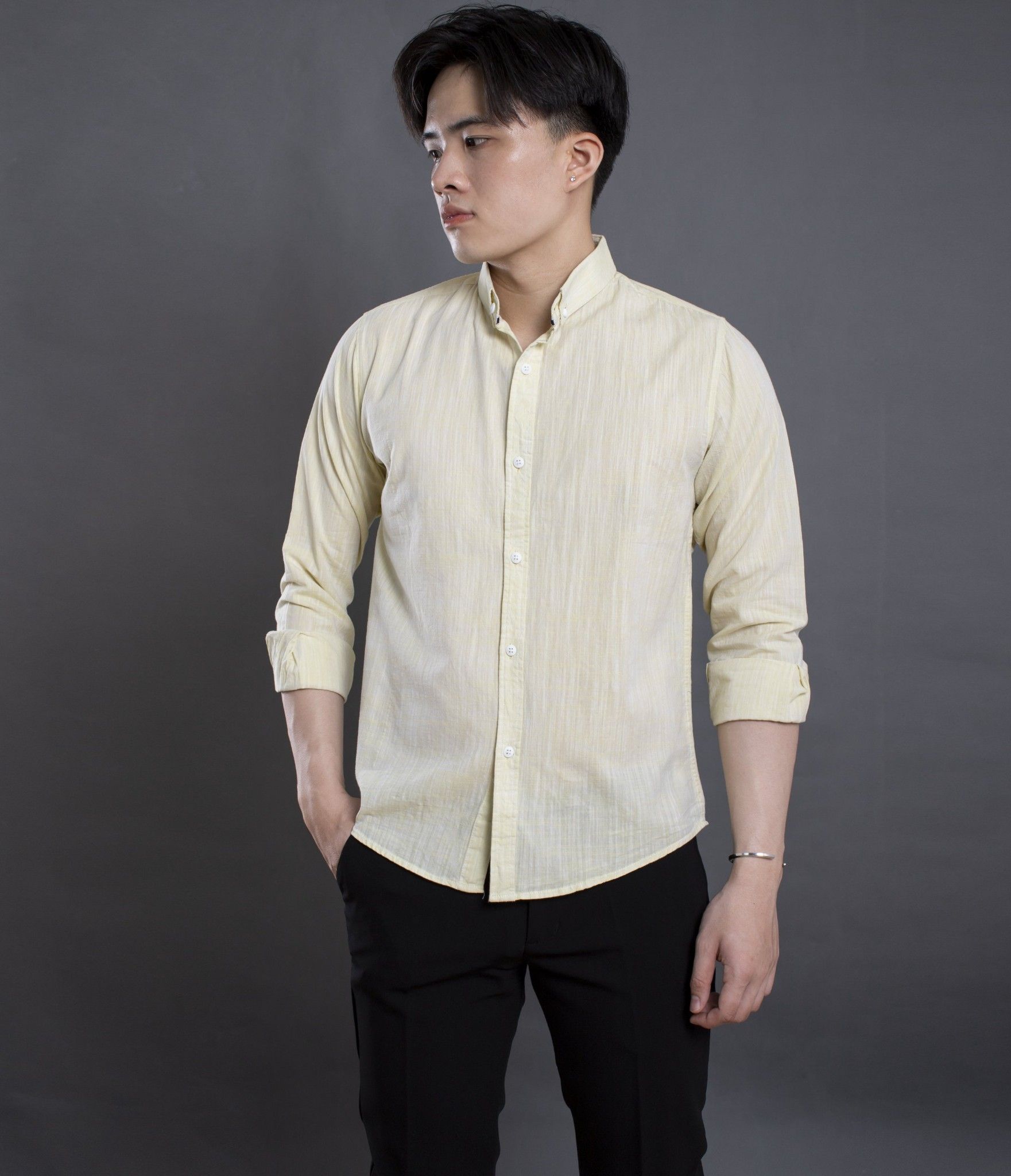 Áo sơ mi dài tay cao cấp LADOS-797
