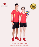 Áo Vinapro nam nữ A37 - A38 D Đỏ