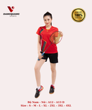 Bộ Vinapro nam nữ A12 - A13 Đỏ