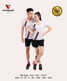 Bộ Vinapro nam nữ A12 - A13 Trắng