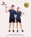 Áo Vinapro nam nữ A73 - A74 T Xanh Than