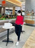 Bộ nỉ nữ thể thao chữ MIU