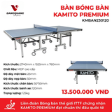 BÀN BÓNG BÀN KAMITO PREMIUM