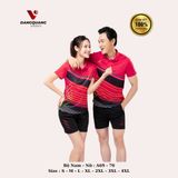 Áo Vinapro nam nữ A69 - 70 Đỏ Đen