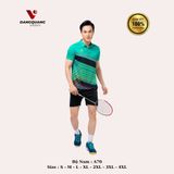 Áo Vinapro nam nữ A69 - 70 Xanh Đen