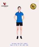 Áo Vinapro nam nữ A37 - A38 X Xanh Lam
