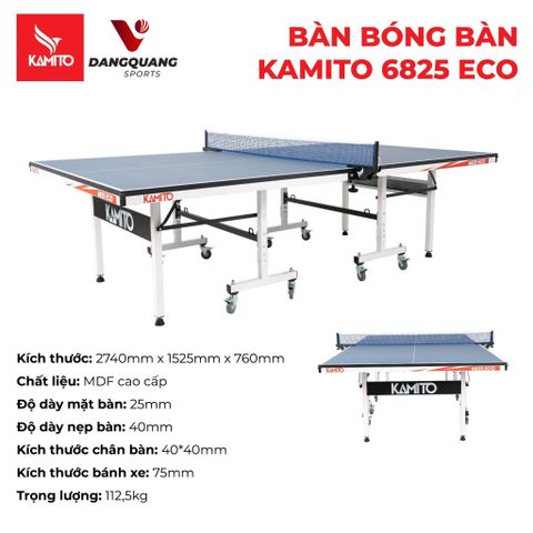 Bàn bóng bàn kamito 6825 ECO