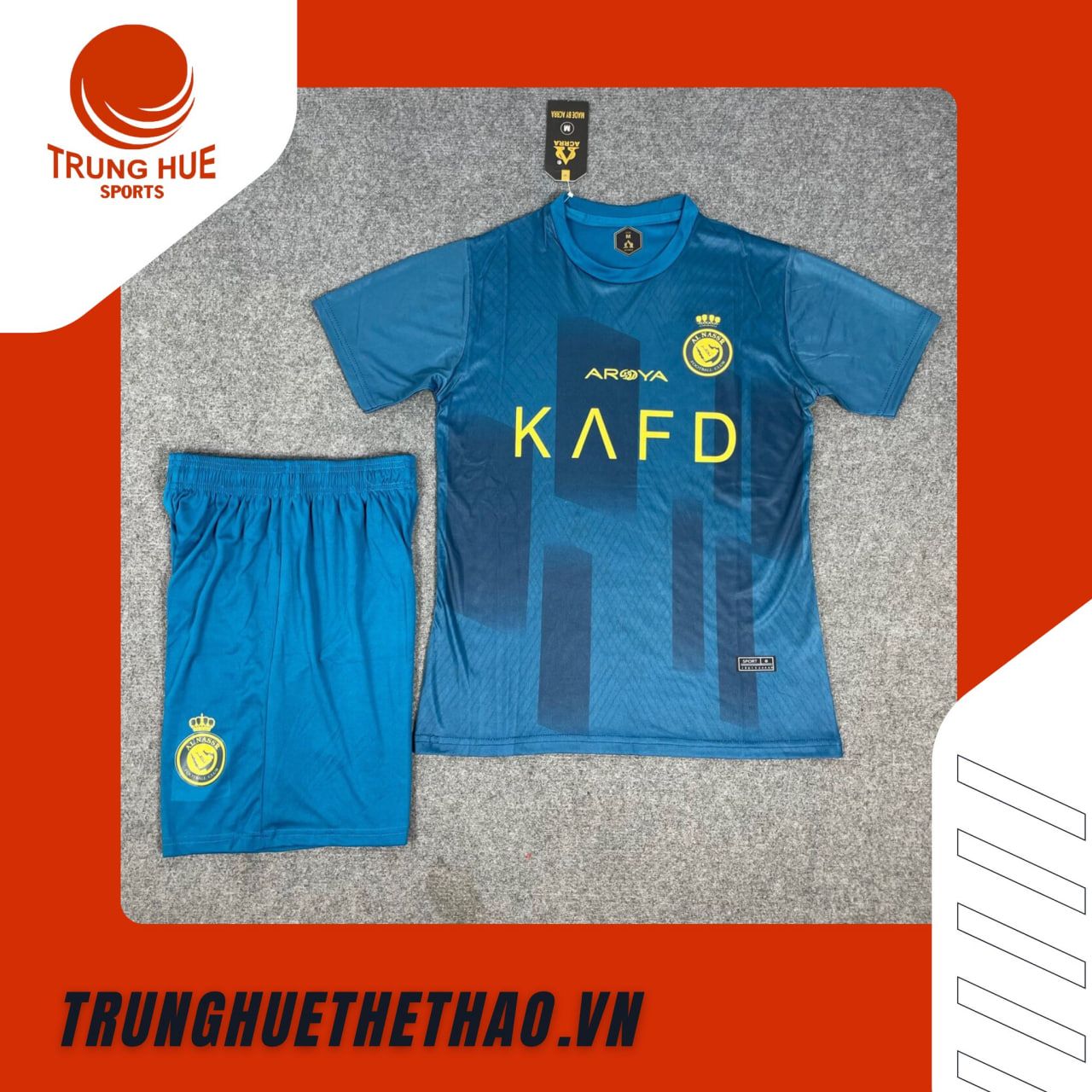 Quần áo bóng đá Al Nassr Xanh Đen