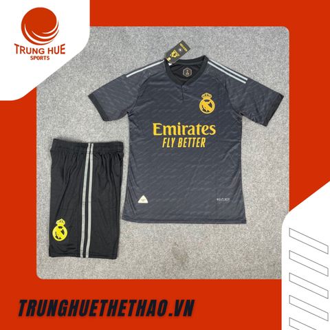 Áo Real Madrid MFC đen thun thái lạnh 2023/2024