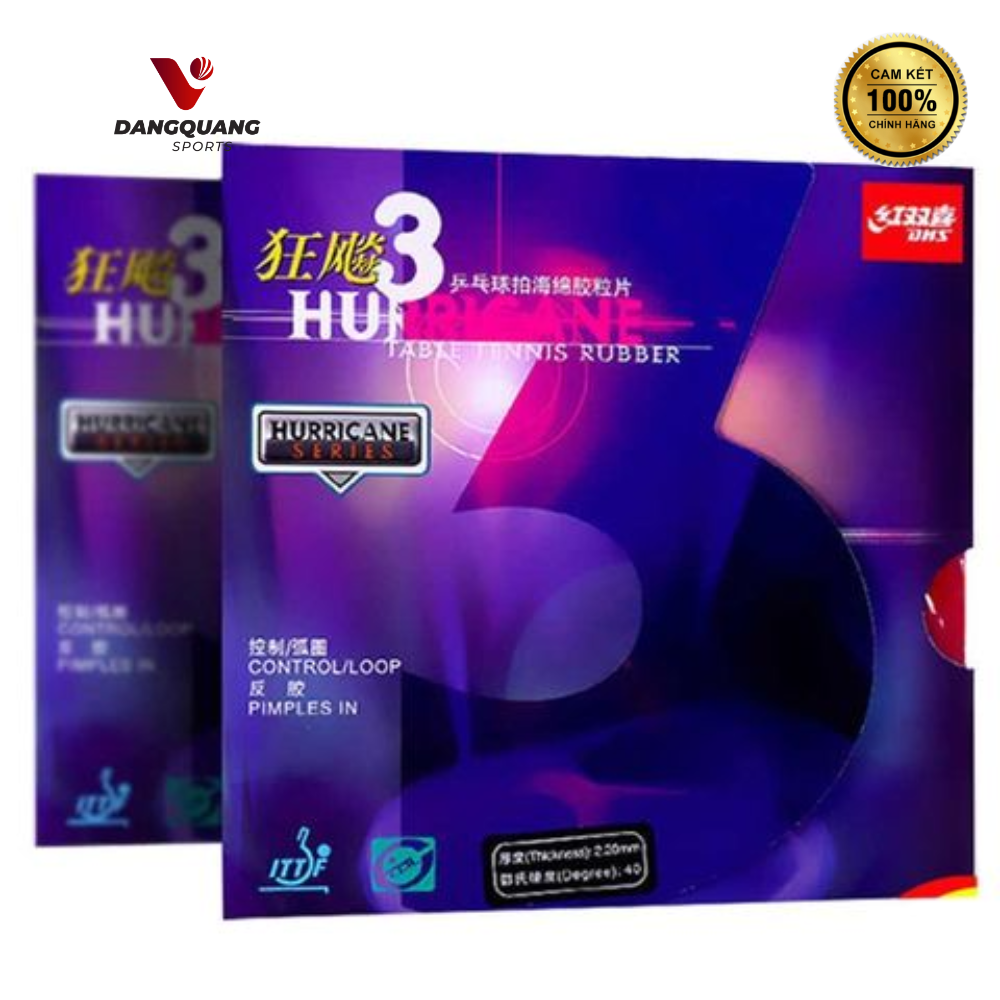 Mặt vợt bóng bàn DHS H3 tím