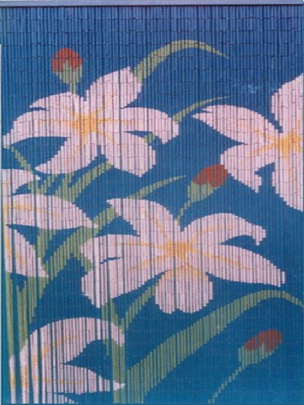 Mành trúc hình hoa loa kèn MTF003 || Gladiolus bamboo curtain MTF003