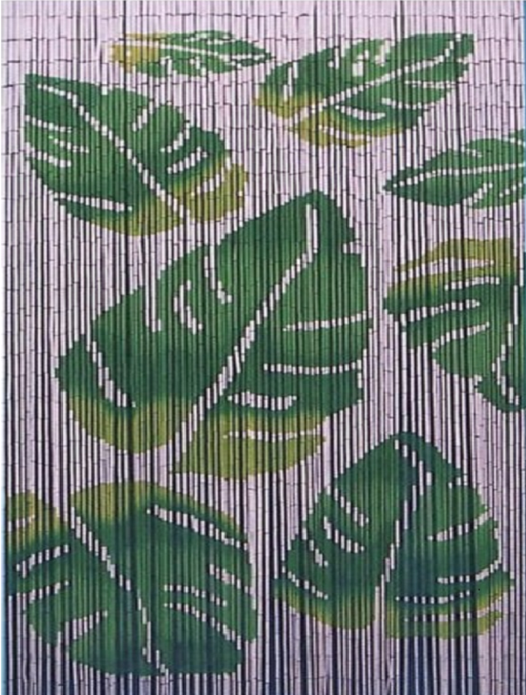 Mành trúc hình chiếc lá MTTL003 || Leaves bamboo curtain MTTL003