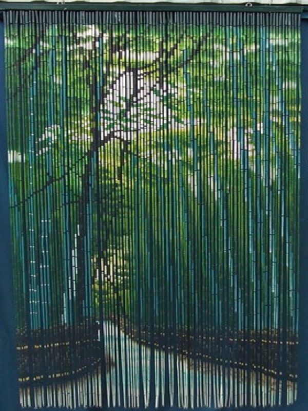 Mành trúc hình rừng trúc MTTL010 || Bamboo forest bamboo curtain MTTL010