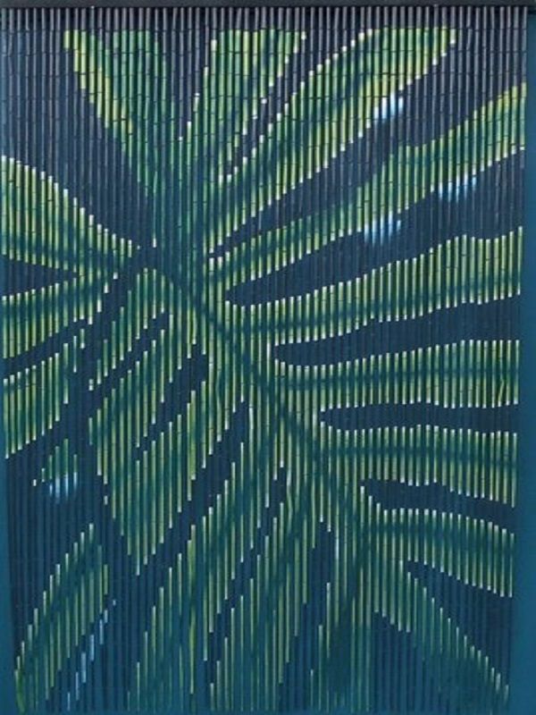 Mành trúc hình chiếc lá MTL011 || Leaf bamboo curtain MTL011