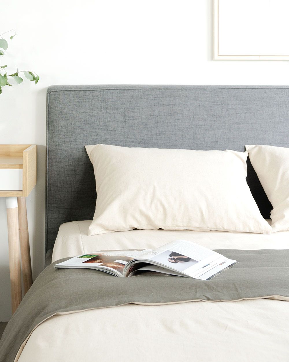 Cặp Vỏ Gối Nằm Linen Fika Be