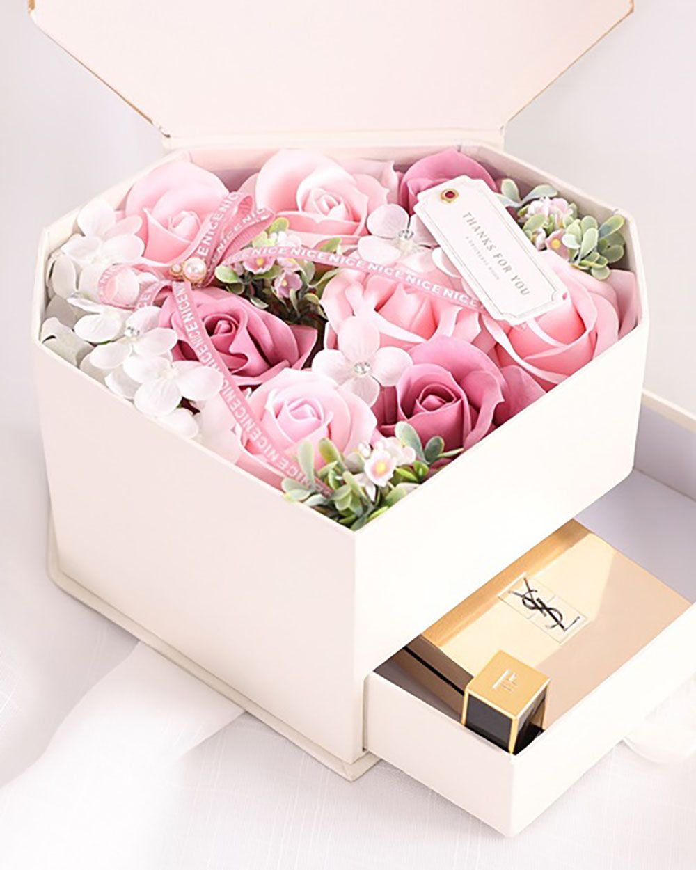Hộp Hoa Xà Phòng You're My Diamond Hồng