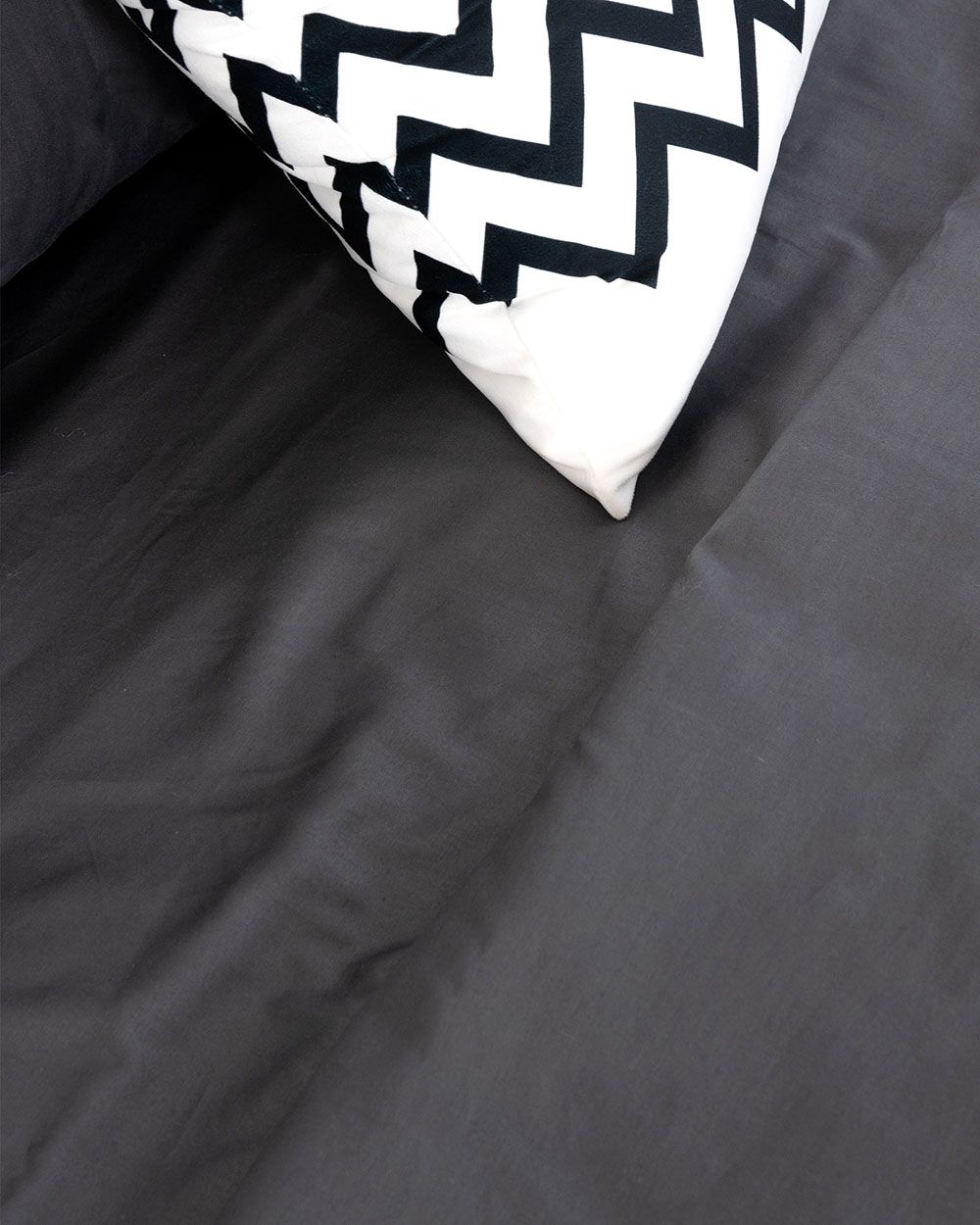 Ga Bọc Giường Cotton Dysania Xám Đậm