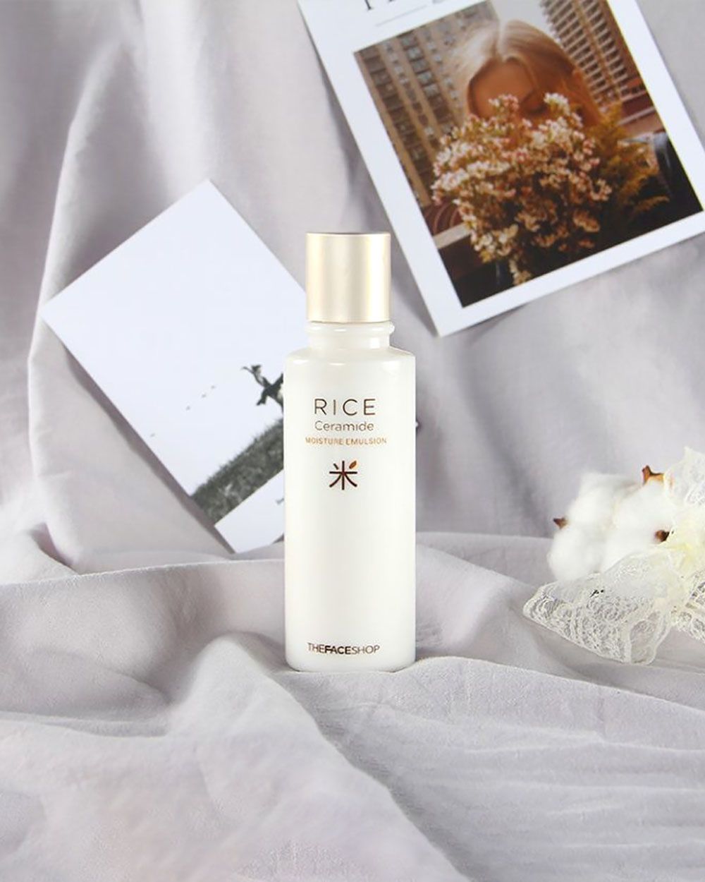 Nền Vải Trắng Xám Nhăn