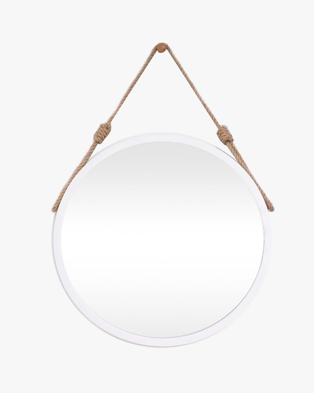 Gương Tròn Circle Trắng