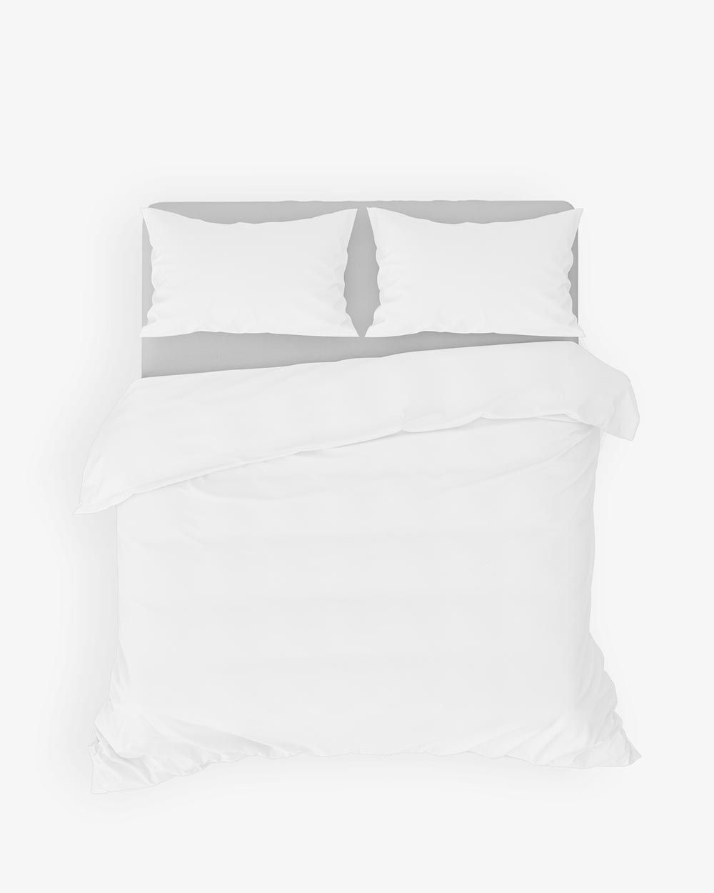 Bộ 2 Vỏ Gối 1 Vỏ Chăn Cotton Dysania Trắng