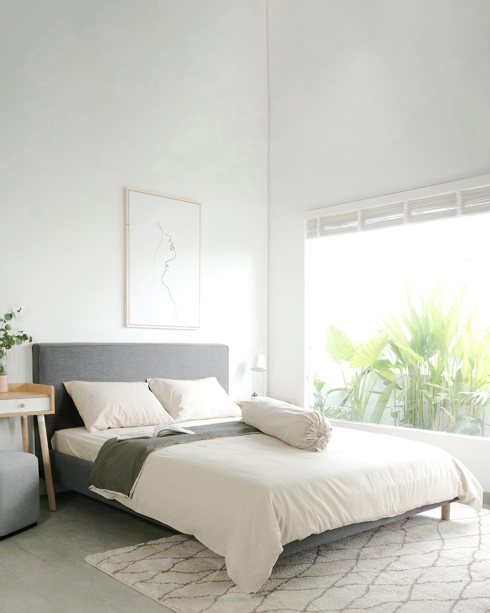 Combo 5 Phụ Kiện Giường Ngủ Linen Fika Be