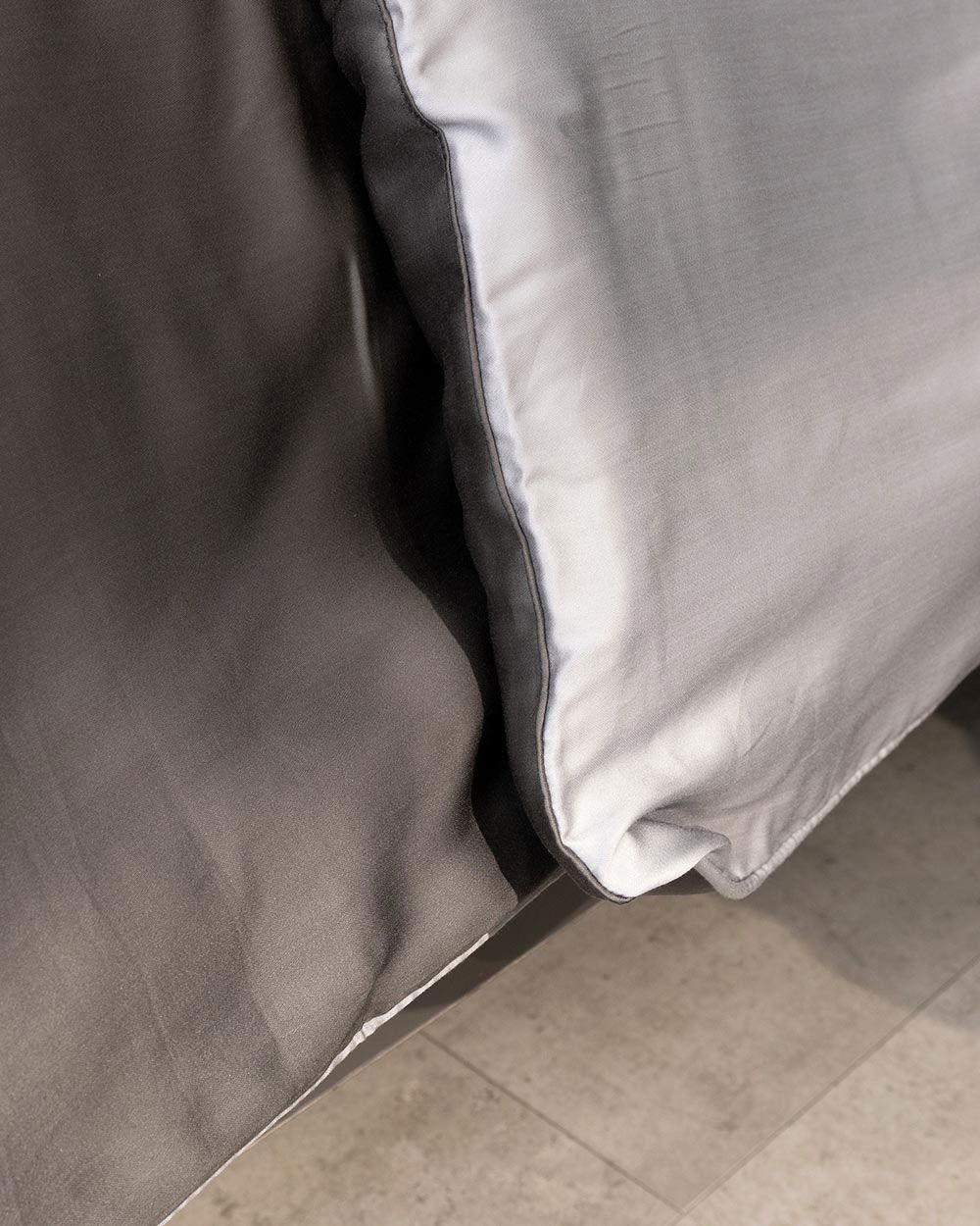 Combo 5 Phụ Kiện Giường Ngủ Tencel Magnet Xám