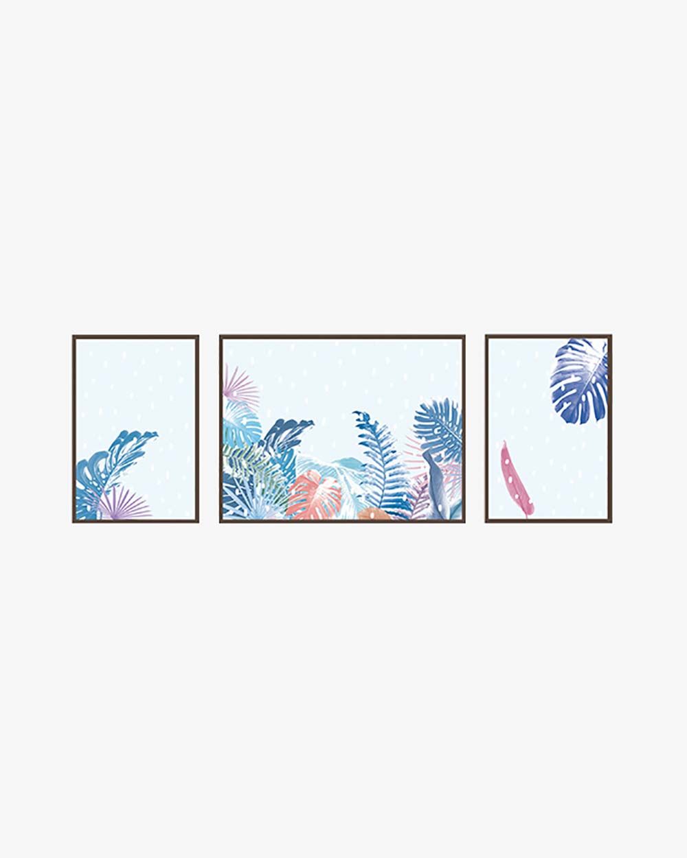 Bộ 3 Tranh Canvas Tropical 05